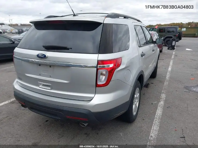 1FMHK7B83BGA04803 2011 Ford Explorer