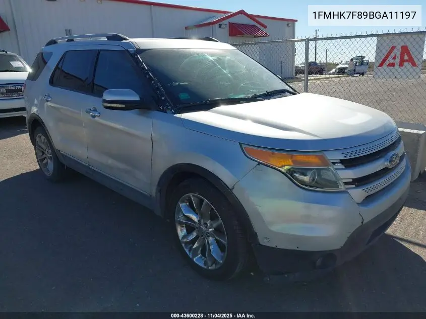 1FMHK7F89BGA11197 2011 Ford Explorer Limited