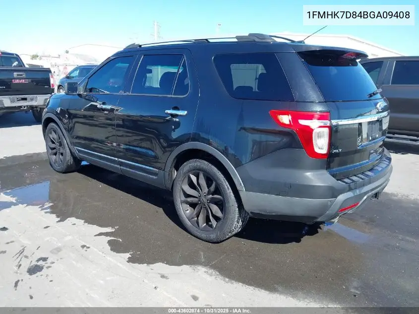 1FMHK7D84BGA09408 2011 Ford Explorer Xlt