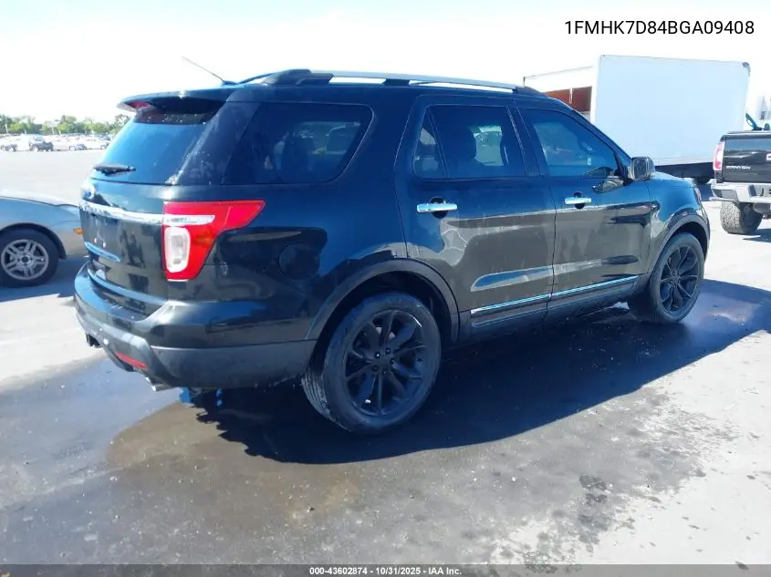 1FMHK7D84BGA09408 2011 Ford Explorer Xlt