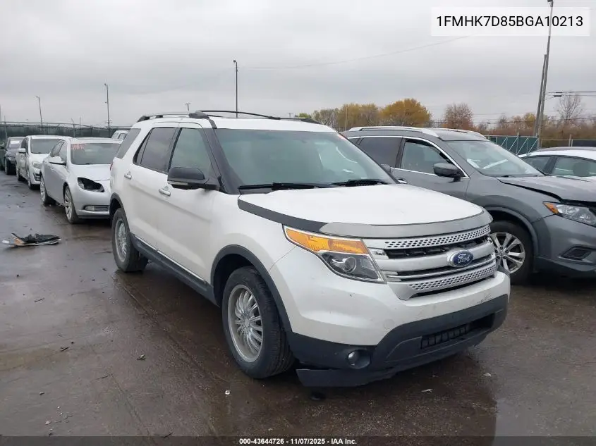 1FMHK7D85BGA10213 2011 Ford Explorer Xlt