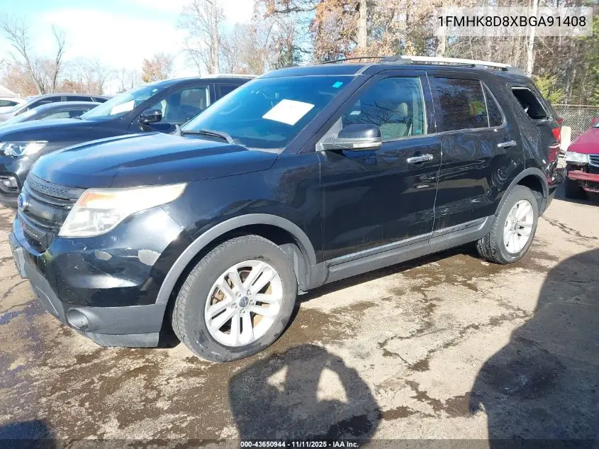 1FMHK8D8XBGA91408 2011 Ford Explorer Xlt