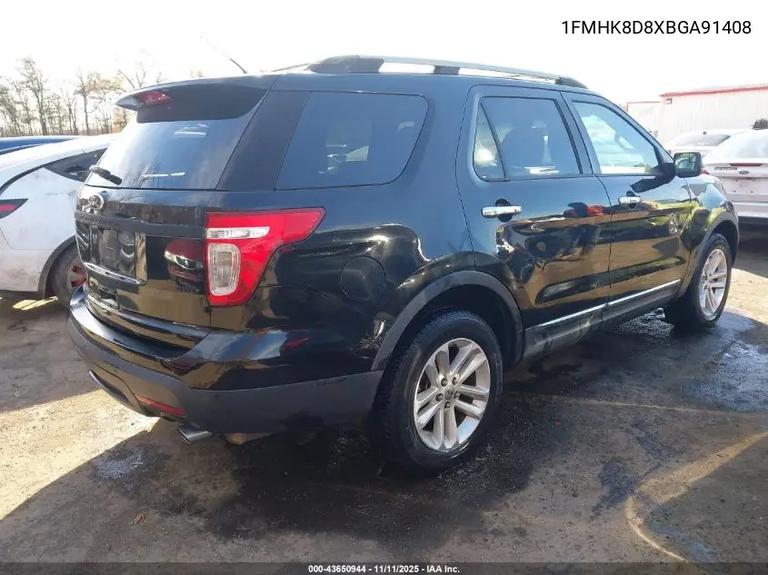 1FMHK8D8XBGA91408 2011 Ford Explorer Xlt