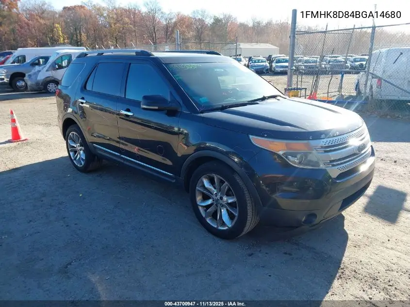 1FMHK8D84BGA14680 2011 Ford Explorer Xlt