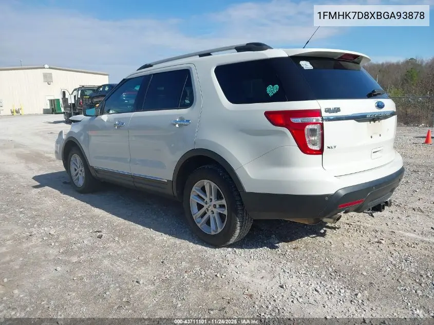 1FMHK7D8XBGA93878 2011 Ford Explorer Xlt