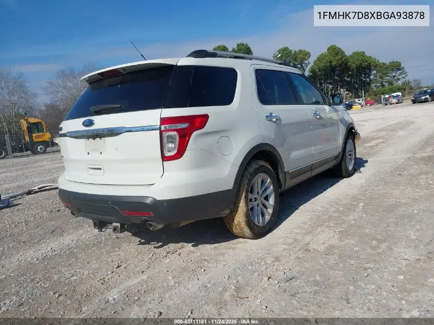 1FMHK7D8XBGA93878 2011 Ford Explorer Xlt