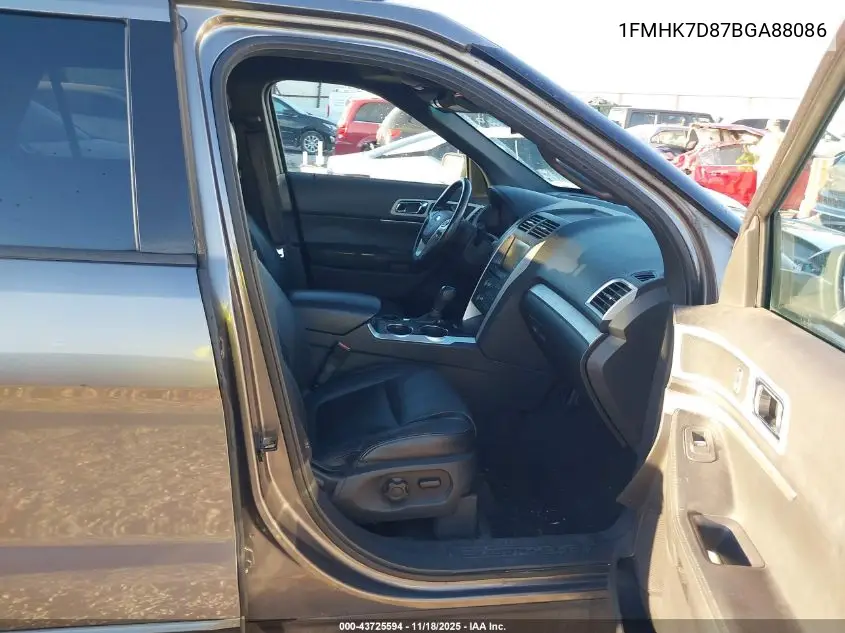 1FMHK7D87BGA88086 2011 Ford Explorer Xlt