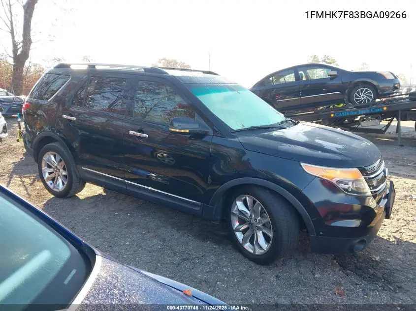 1FMHK7F83BGA09266 2011 Ford Explorer Limited
