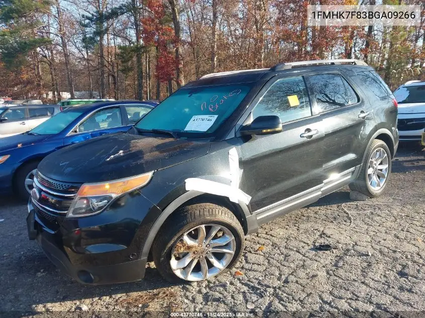 1FMHK7F83BGA09266 2011 Ford Explorer Limited