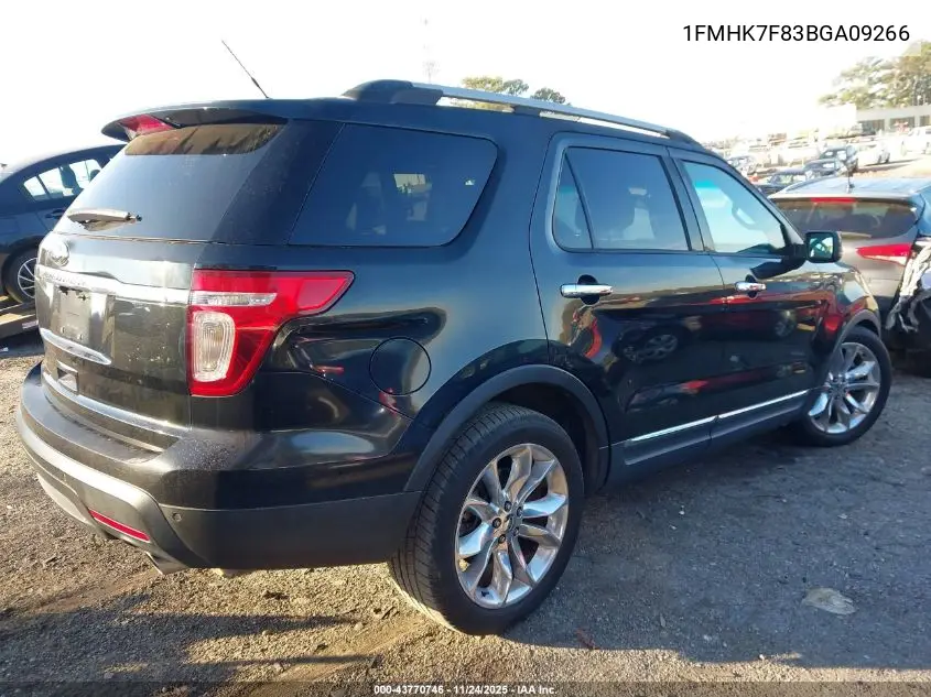 1FMHK7F83BGA09266 2011 Ford Explorer Limited