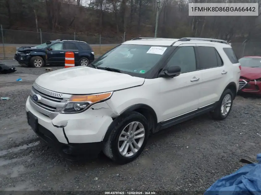 1FMHK8D86BGA66442 2011 Ford Explorer Xlt