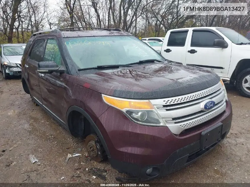 1FMHK8D89BGA13427 2011 Ford Explorer Xlt