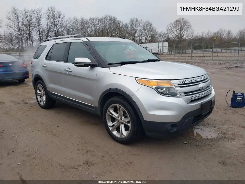 1FMHK8F84BGA21299 2011 Ford Explorer Limited