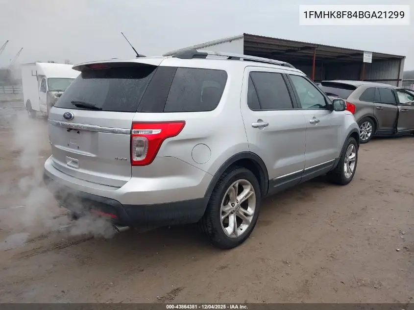 1FMHK8F84BGA21299 2011 Ford Explorer Limited