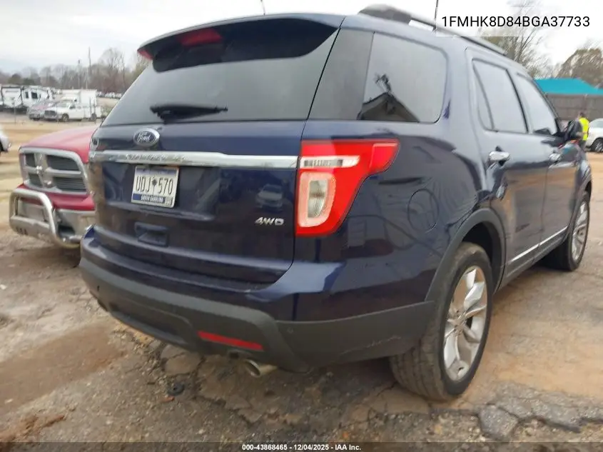 1FMHK8D84BGA37733 2011 Ford Explorer Xlt