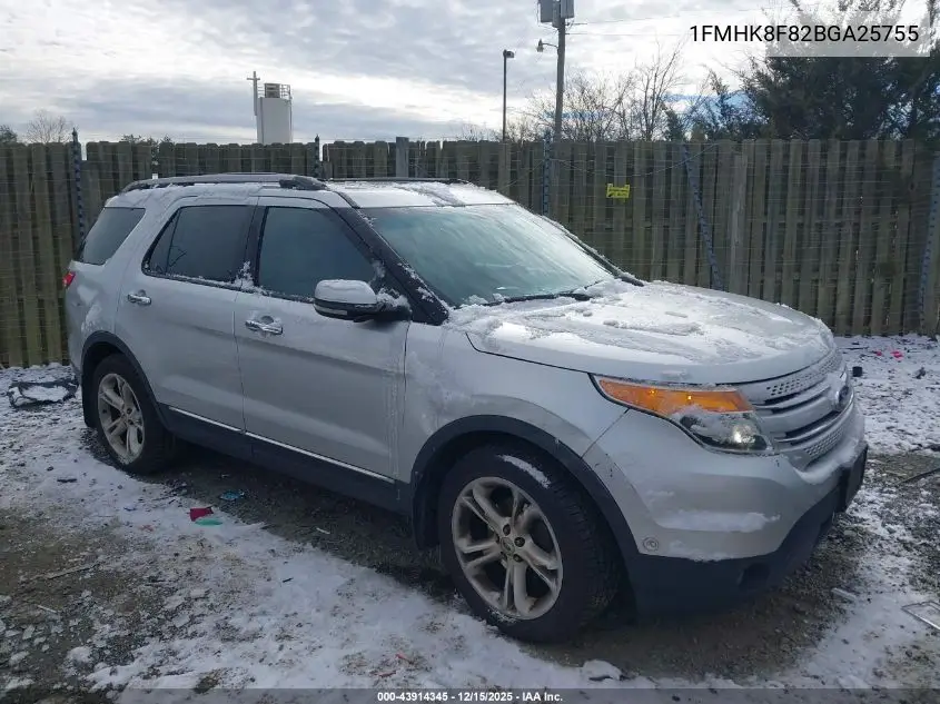 1FMHK8F82BGA25755 2011 Ford Explorer Limited