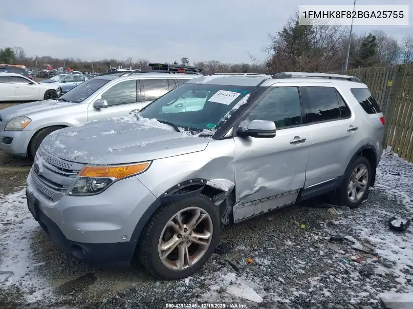 1FMHK8F82BGA25755 2011 Ford Explorer Limited