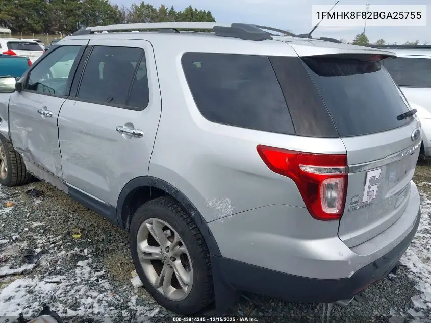 1FMHK8F82BGA25755 2011 Ford Explorer Limited