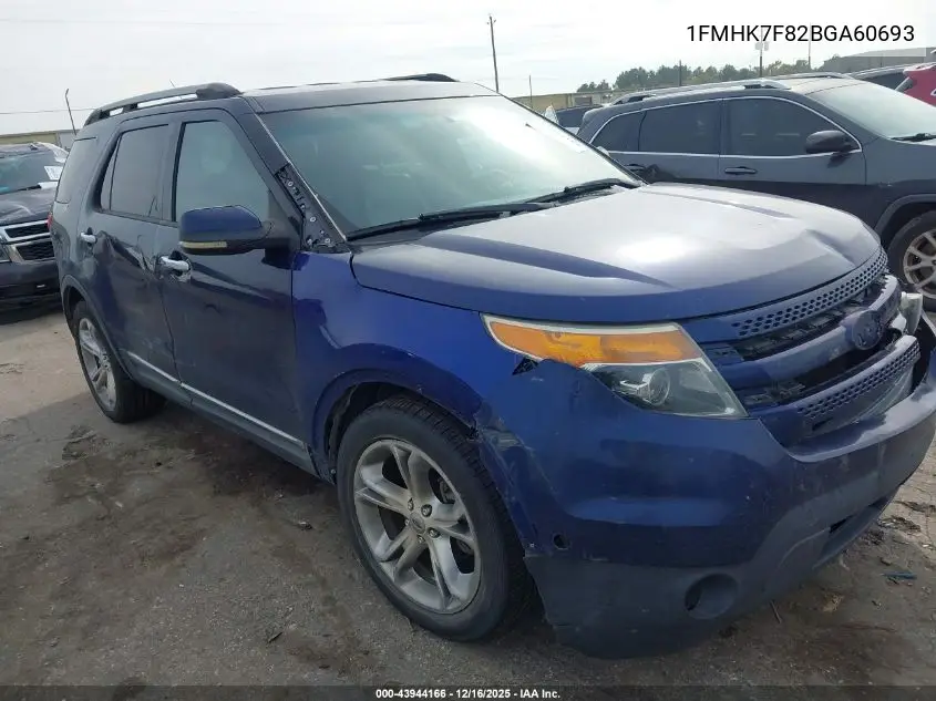 1FMHK7F82BGA60693 2011 Ford Explorer Limited