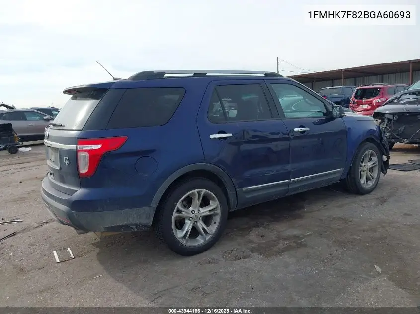1FMHK7F82BGA60693 2011 Ford Explorer Limited