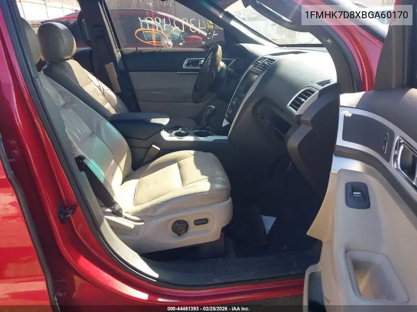 1FMHK7D8XBGA60170 2011 Ford Explorer Xlt