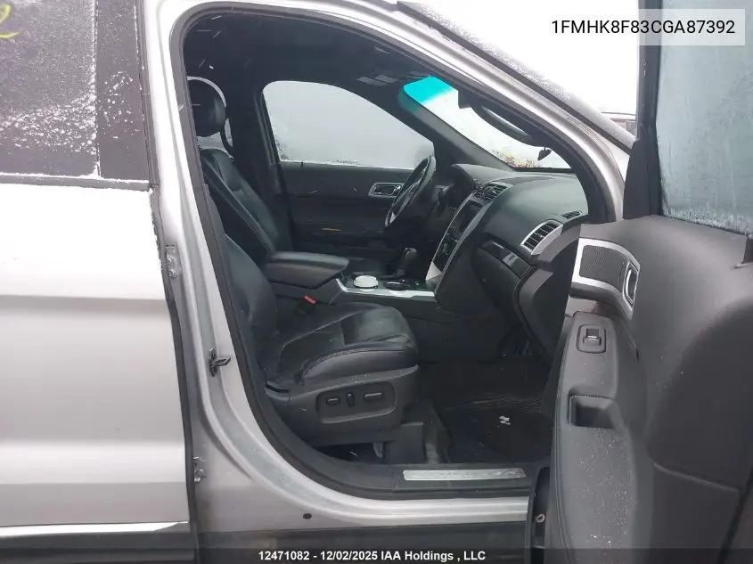 1FMHK8F83CGA87392 2012 Ford Explorer Limited