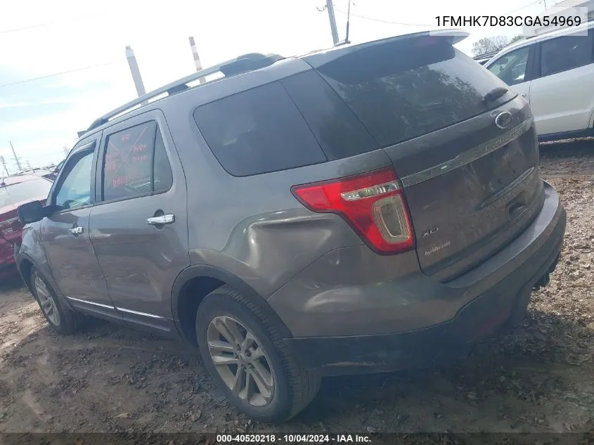 1FMHK7D83CGA54969 2012 Ford Explorer Xlt