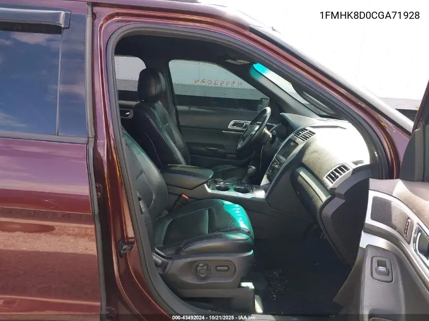 1FMHK8D80CGA71928 2012 Ford Explorer Xlt