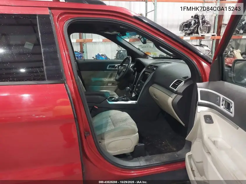 1FMHK7D84CGA15243 2012 Ford Explorer Xlt