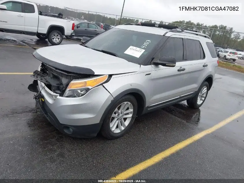 1FMHK7D81CGA47082 2012 Ford Explorer Xlt
