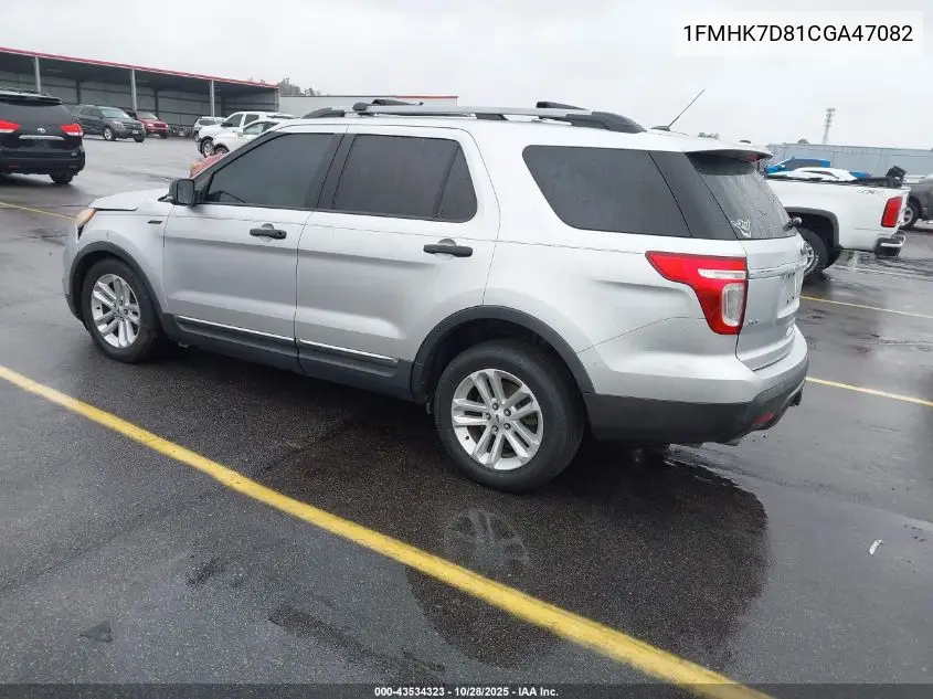 1FMHK7D81CGA47082 2012 Ford Explorer Xlt