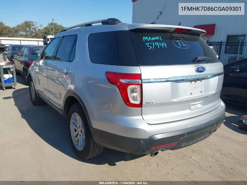 1FMHK7D86CGA09301 2012 Ford Explorer Xlt