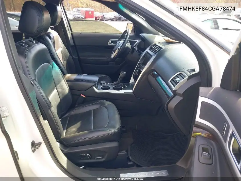 1FMHK8F84CGA78474 2012 Ford Explorer Limited