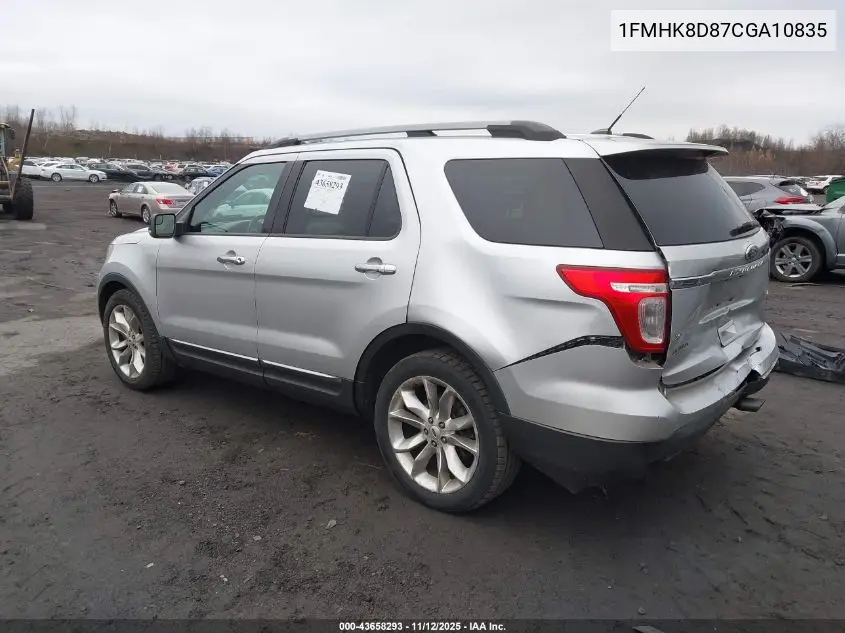 1FMHK8D87CGA10835 2012 Ford Explorer Xlt