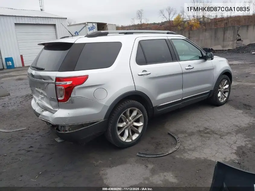 1FMHK8D87CGA10835 2012 Ford Explorer Xlt