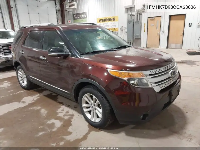 1FMHK7D90CGA63606 2012 Ford Explorer Xlt