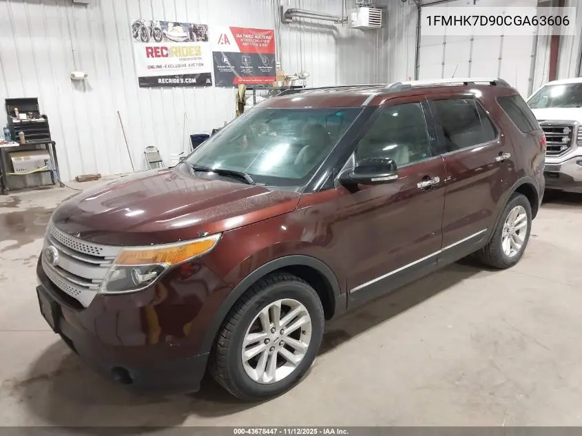 1FMHK7D90CGA63606 2012 Ford Explorer Xlt