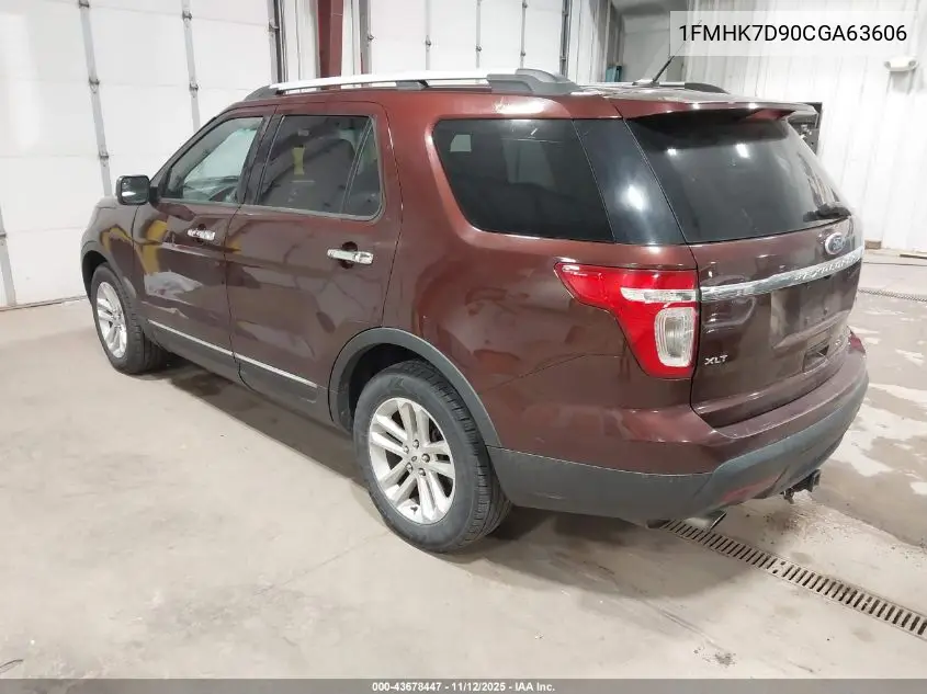 1FMHK7D90CGA63606 2012 Ford Explorer Xlt