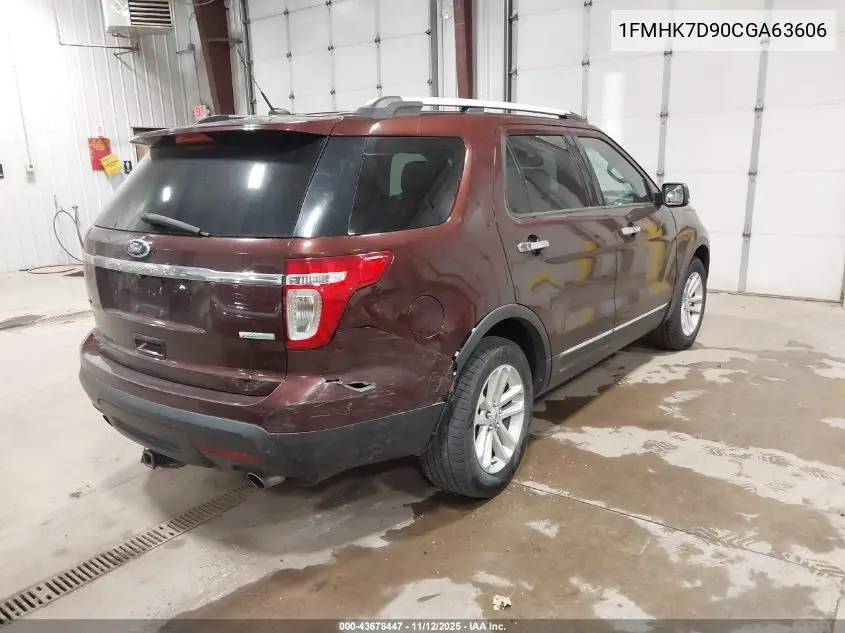 1FMHK7D90CGA63606 2012 Ford Explorer Xlt