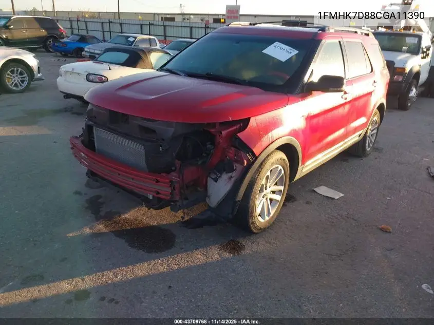 1FMHK7D88CGA11390 2012 Ford Explorer Xlt