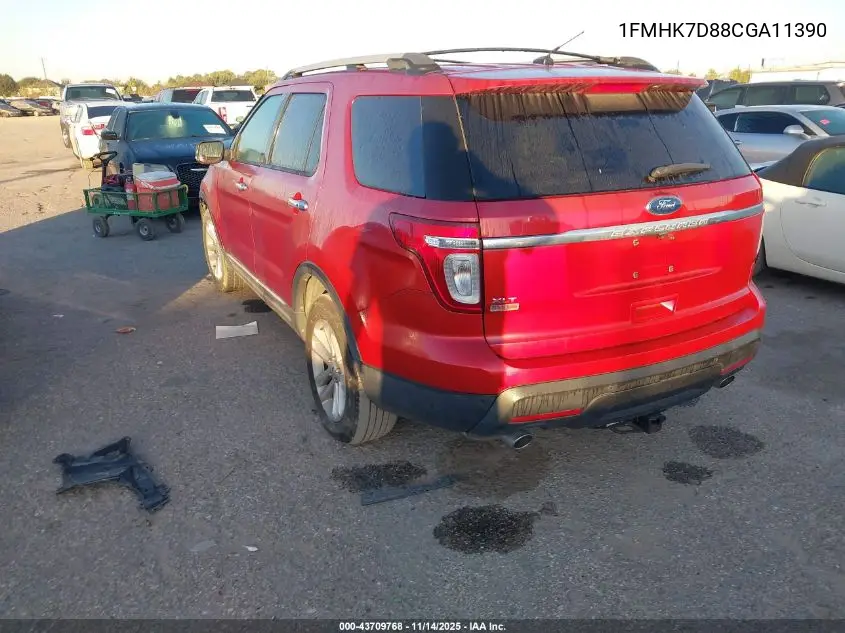 1FMHK7D88CGA11390 2012 Ford Explorer Xlt