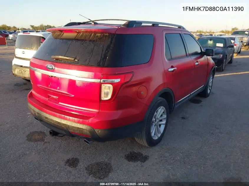 1FMHK7D88CGA11390 2012 Ford Explorer Xlt