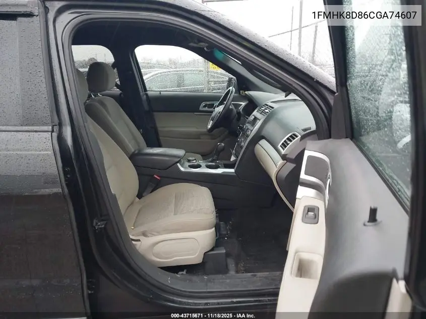 1FMHK8D86CGA74607 2012 Ford Explorer Xlt