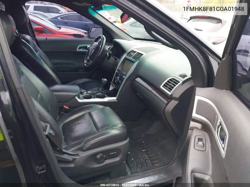 1FMHK8F81CGA01948 2012 Ford Explorer Limited
