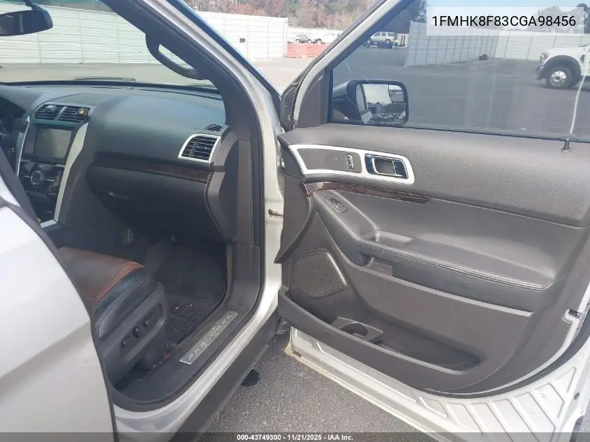 1FMHK8F83CGA98456 2012 Ford Explorer Limited