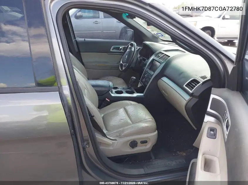 1FMHK7D87CGA72780 2012 Ford Explorer Xlt