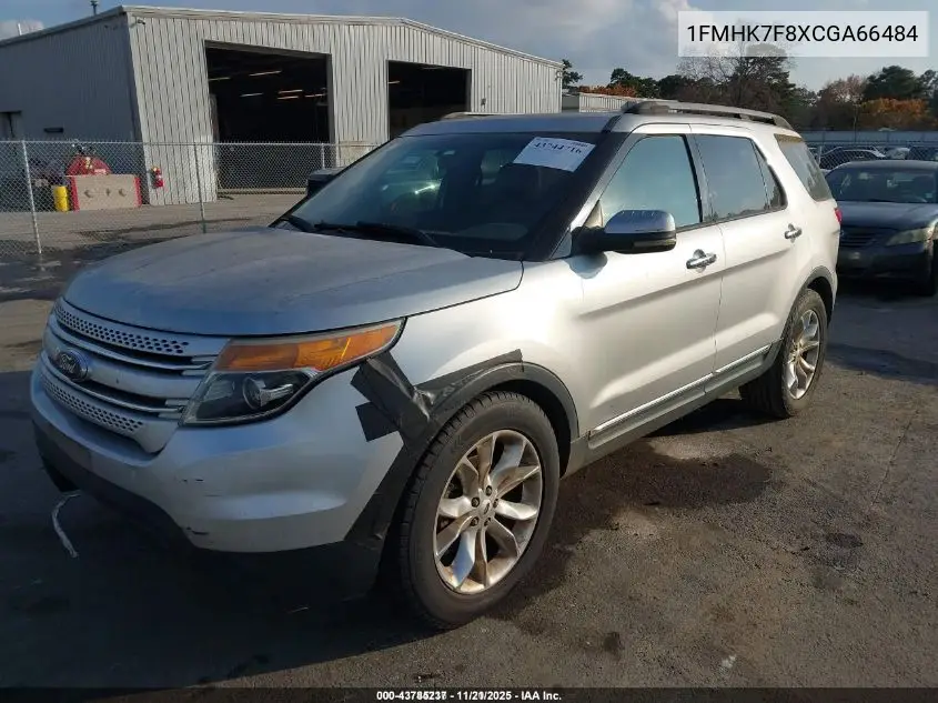 1FMHK7F8XCGA66484 2012 Ford Explorer Limited