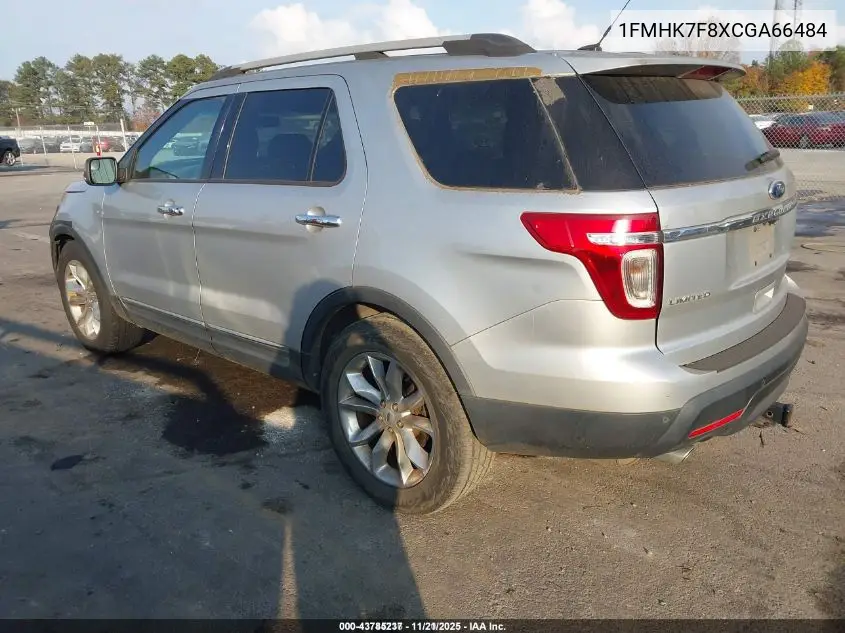 1FMHK7F8XCGA66484 2012 Ford Explorer Limited