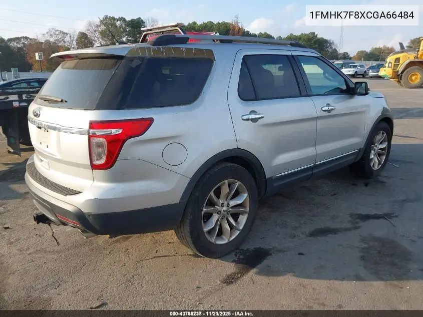 1FMHK7F8XCGA66484 2012 Ford Explorer Limited