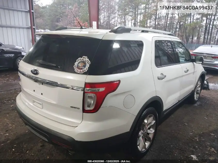 1FMHK8F84CGA99437 2012 Ford Explorer Limited